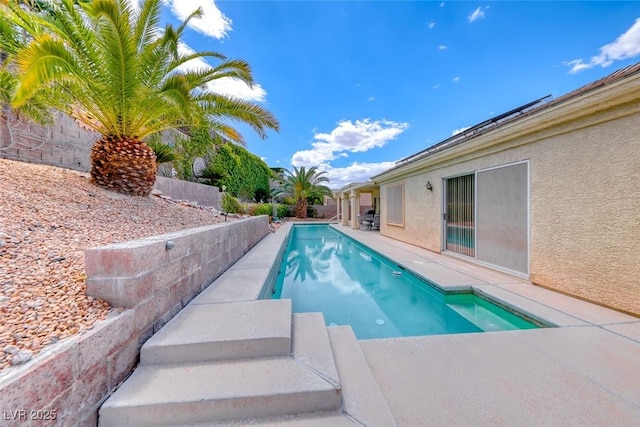 1862 Redwood Valley St, Henderson, NV 89052 - view of pool with a fenced in pool and a patio