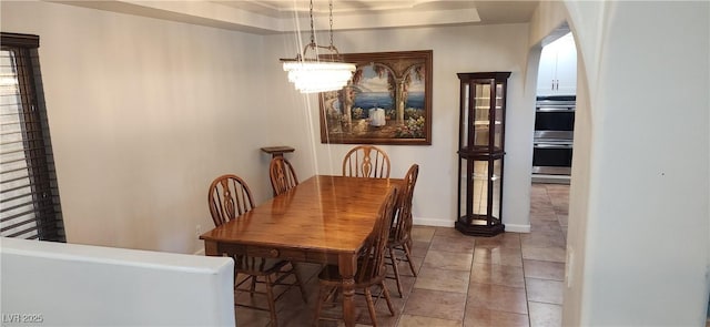 5312 Manuel Dr, Las Vegas, NV 89149 - dining room with tile patterned flooring and baseboards