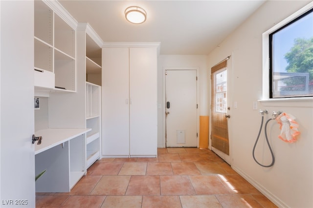 5312 Manuel Dr, Las Vegas, NV 89149 - kitchen featuring open shelves, healthy amount of natural light, light countertops, and white cabinetry