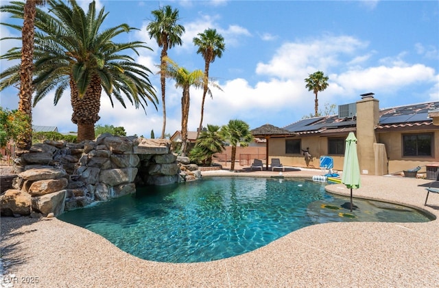5312 Manuel Dr, Las Vegas, NV 89149 - outdoor pool featuring a patio