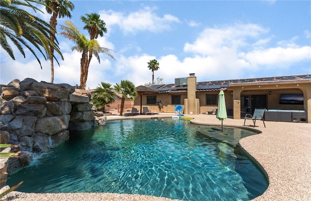 5312 Manuel Dr, Las Vegas, NV 89149 - outdoor pool with a patio area