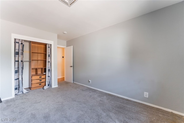 5312 Manuel Dr, Las Vegas, NV 89149 - unfurnished bedroom with carpet, baseboards, and a closet