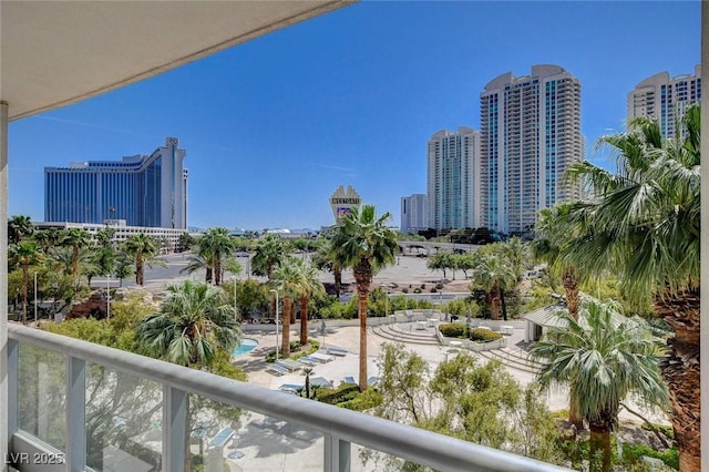 222 Karen Ave Unit 302, Las Vegas, NV 89109 - balcony with a city view