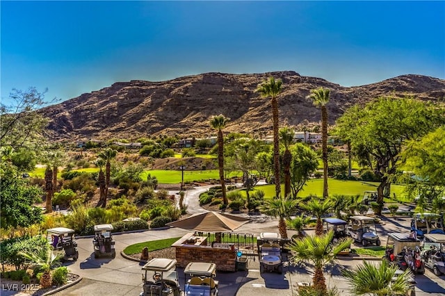11573 Glowing Sunset Ln, Las Vegas, NV 89135 - view of mountain background