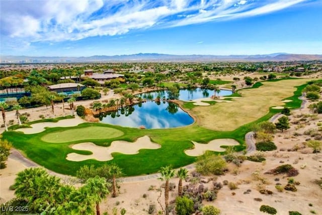 11573 Glowing Sunset Ln, Las Vegas, NV 89135 - view of community with a water and mountain view, golf course view, and a residential view