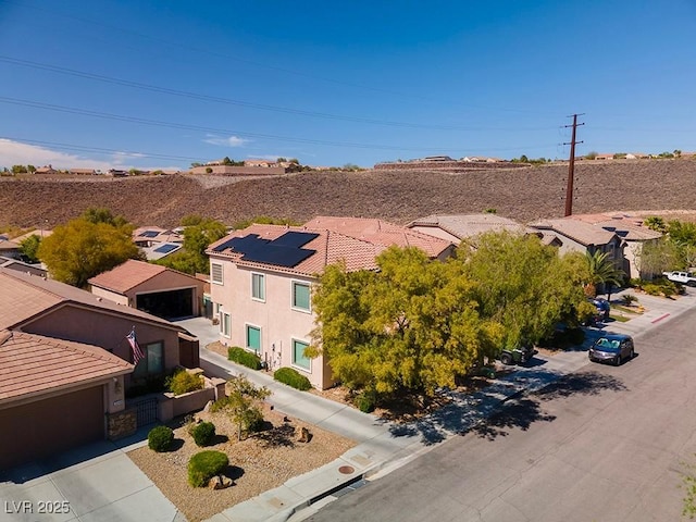 2244 Manosque Ln, Henderson, NV 89044 - drone / aerial view with a residential view