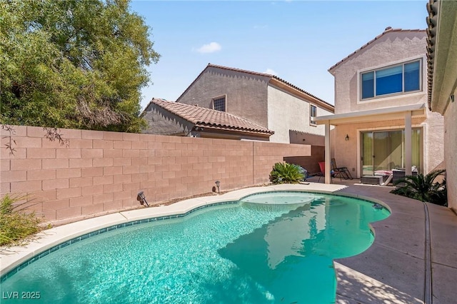 2244 Manosque Ln, Henderson, NV 89044 - view of pool with a patio, a fenced backyard, and a fenced in pool