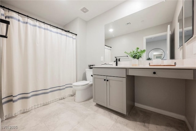 3525 Serravalle Ln, Henderson, NV 89044 - full bath featuring toilet, vanity, and baseboards