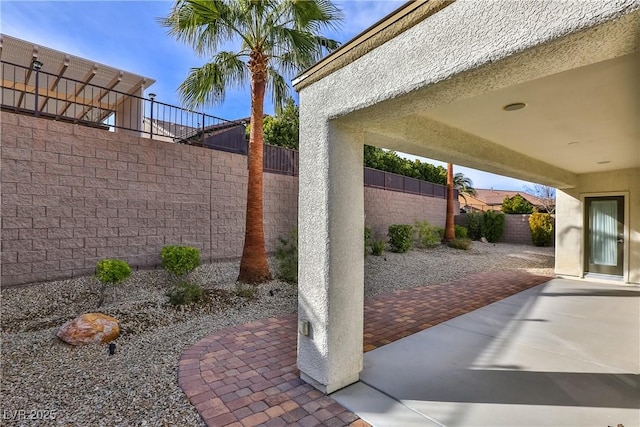 2229 Suffron Hills Ct, Henderson, NV 89044 - view of patio / terrace featuring a fenced backyard