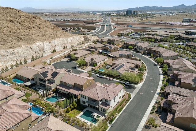 12665 Cooks Bay Ct, Las Vegas, NV 89141 - aerial view with a mountain view and a residential view