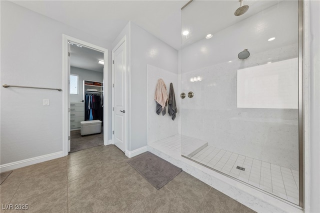 12665 Cooks Bay Ct, Las Vegas, NV 89141 - full bath with a walk in closet, baseboards, and a walk in shower