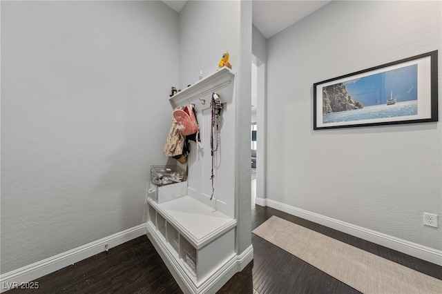 12665 Cooks Bay Ct, Las Vegas, NV 89141 - mudroom with dark wood-style flooring and baseboards