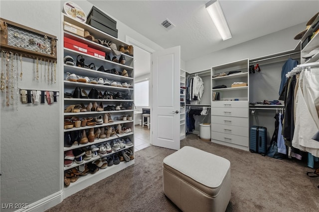 12665 Cooks Bay Ct, Las Vegas, NV 89141 - spacious closet with carpet floors and visible vents