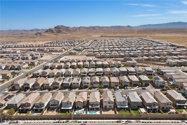 10052 Silver Comet Ct, Las Vegas, NV 89178 - aerial view of property's location featuring nearby suburban area and a mountainous background