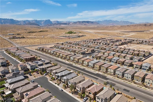 10052 Silver Comet Ct, Las Vegas, NV 89178 - aerial perspective of suburban area with a mountain backdrop
