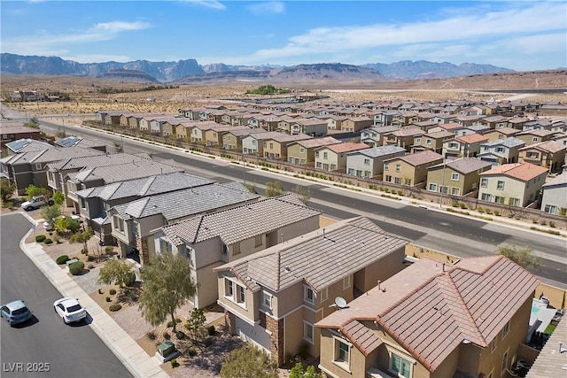10052 Silver Comet Ct, Las Vegas, NV 89178 - aerial perspective of suburban area featuring a mountain backdrop