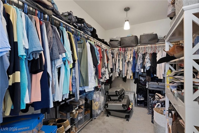 10052 Silver Comet Ct, Las Vegas, NV 89178 - walk in closet featuring carpet
