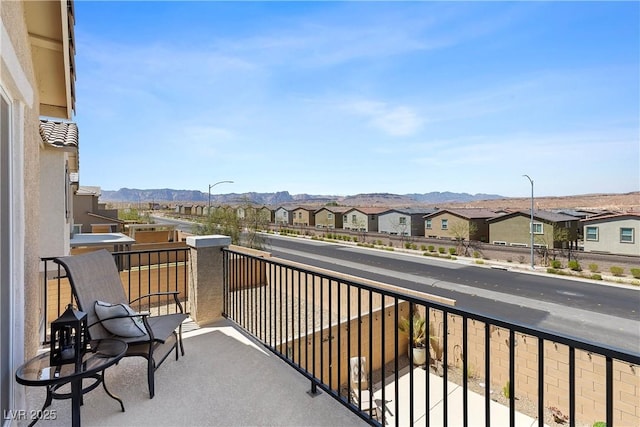 10052 Silver Comet Ct, Las Vegas, NV 89178 - balcony with a residential view and a mountain view