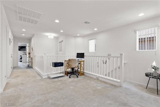 10052 Silver Comet Ct, Las Vegas, NV 89178 - office featuring carpet flooring, healthy amount of natural light, recessed lighting, and baseboards