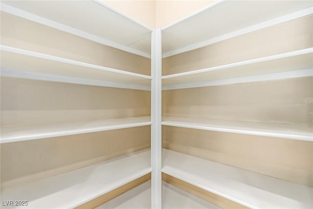 view of storage area