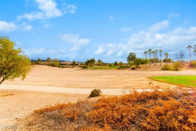 exterior space with view of golf course
