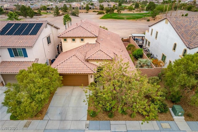 birds eye view of property featuring a residential view