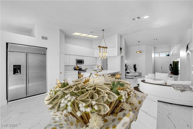 9155 Bush Poppy Ave, Las Vegas, NV 89147 - bathroom with marble finish floors and a sink