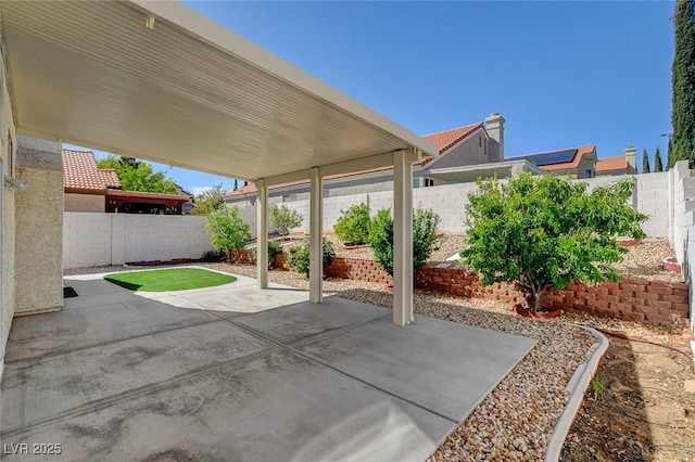 view of patio / terrace with a fenced backyard