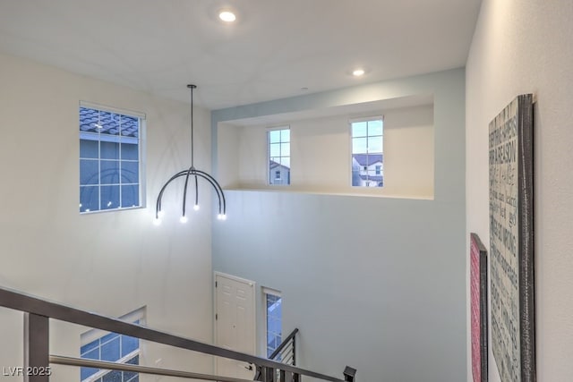 interior details with recessed lighting