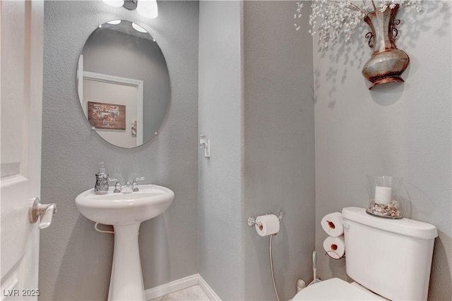 half bath with toilet