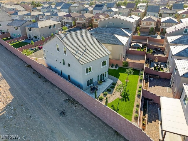birds eye view of property featuring a residential view
