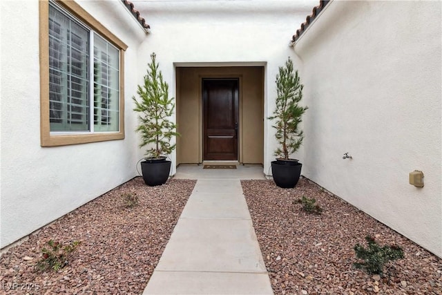 1185 Via Casa Palermo, Henderson, NV 89011 - entrance to property featuring stucco siding and a tile roof