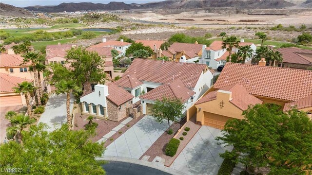 1185 Via Casa Palermo, Henderson, NV 89011 - aerial view with a residential view and a mountain view