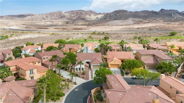 1185 Via Casa Palermo, Henderson, NV 89011 - birds eye view of property with a mountain view and a residential view