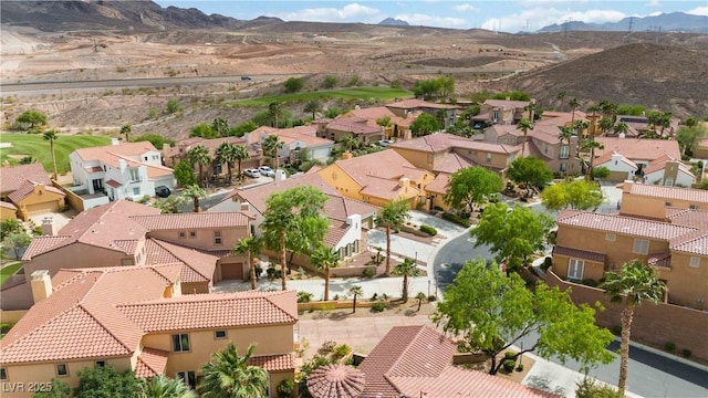 1185 Via Casa Palermo, Henderson, NV 89011 - aerial view with a mountain view and a residential view