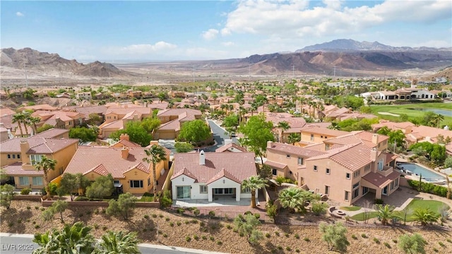1185 Via Casa Palermo, Henderson, NV 89011 - bird's eye view with a mountain view and a residential view