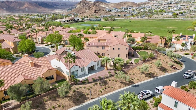 1185 Via Casa Palermo, Henderson, NV 89011 - drone / aerial view featuring a mountain view, a residential view, and view of golf course
