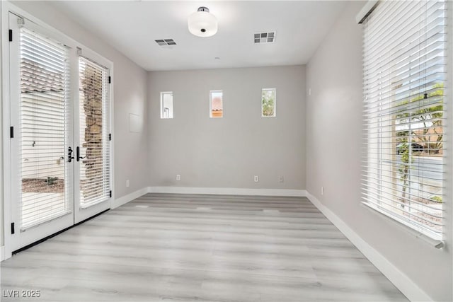 1185 Via Casa Palermo, Henderson, NV 89011 - interior space with light wood-type flooring, baseboards, and visible vents