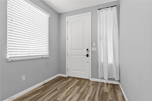 5419 Holding Ave, Las Vegas, NV 89139 - entryway featuring wood finished floors and baseboards