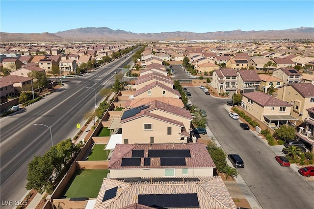 5419 Holding Ave, Las Vegas, NV 89139 - birds eye view of property featuring a residential view and a mountain view