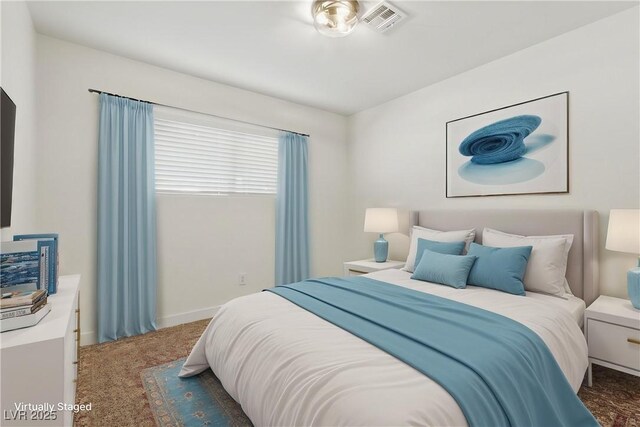 613 Kings Pl, Boulder City, NV 89005 - bedroom featuring visible vents and carpet flooring