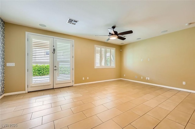 8318 Sonora Del Sol St, Las Vegas, NV 89113 - unfurnished room with ceiling fan, baseboards, and a smoke detector