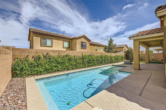 8318 Sonora Del Sol St, Las Vegas, NV 89113 - view of pool featuring a fenced backyard and a patio