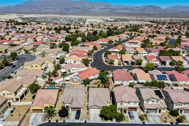 448 Bright Moon Ave, North Las Vegas, NV 89084 - aerial view of residential area featuring mountains
