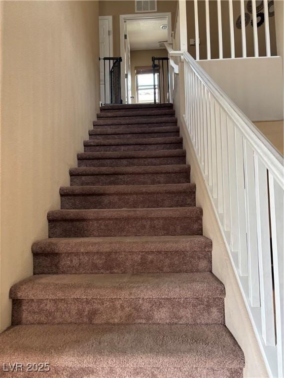 stairs with visible vents