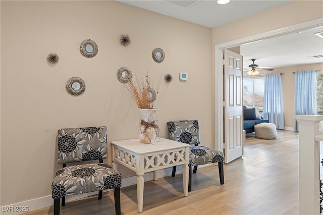 1430 October Oak Ave, Las Vegas, NV 89123 - sitting room with light wood finished floors and baseboards