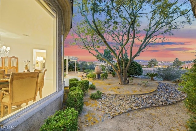 1805 Prichard Ave, Henderson, NV 89052 - view of yard featuring a pergola and a patio