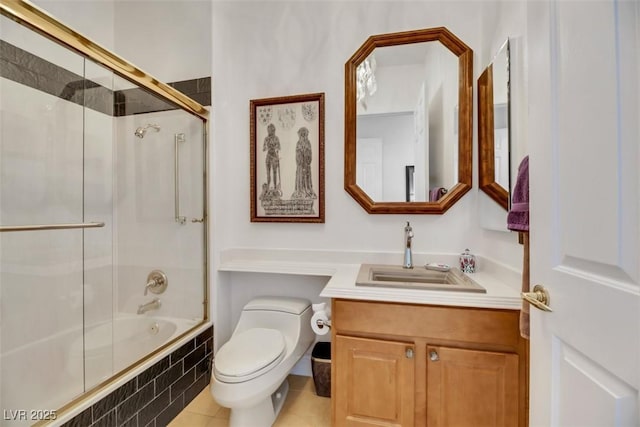 1805 Prichard Ave, Henderson, NV 89052 - bathroom with tiled shower / bath combo, toilet, and vanity