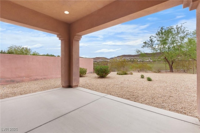 1111 Casa Palermo Cir, Henderson, NV 89011 - view of patio featuring a fenced backyard