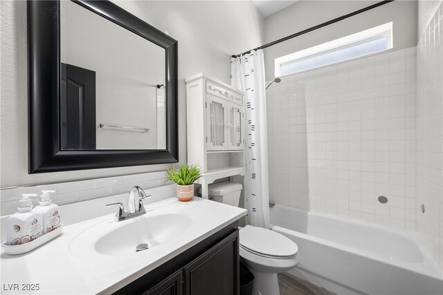 10342 Cherry Brook St, Las Vegas, NV 89183 - full bathroom with shower / tub combo, vanity, and toilet